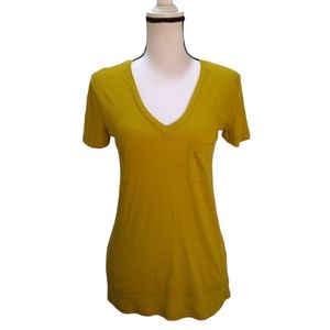 Madewell Women's Whisper Cotton V-neck Pocket T-Shirt Size XS